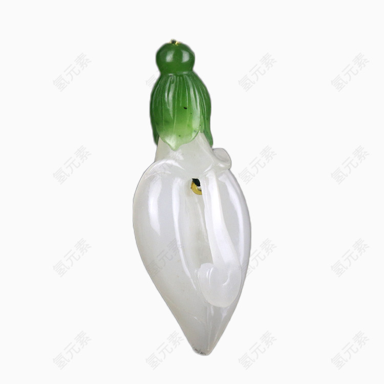 白玉兰花吊坠