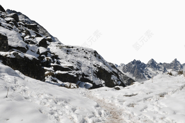 南极雪景