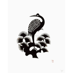 古风简约水墨画