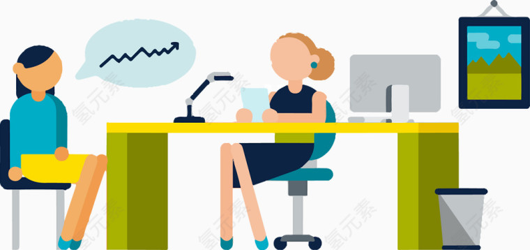 创意设计扁平面试