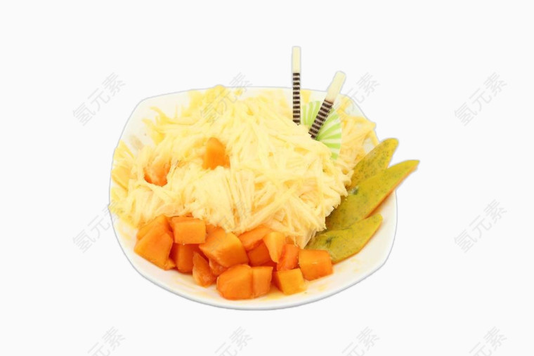 芒果牛奶绵绵冰