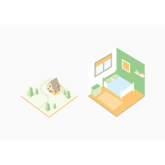 立体室内设计排版