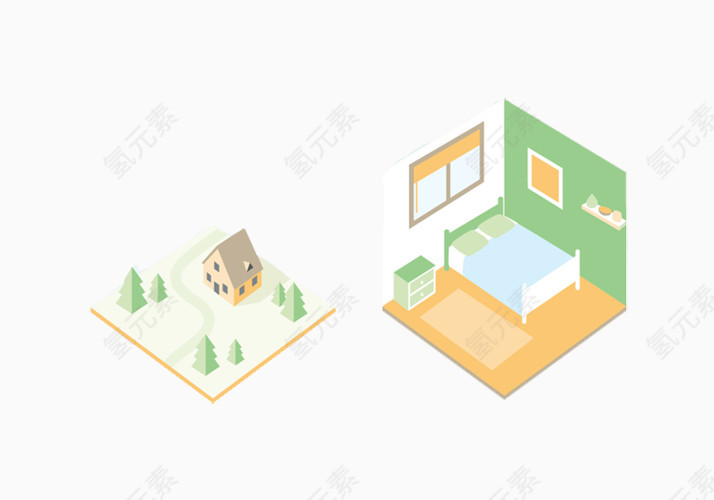 立体室内设计排版