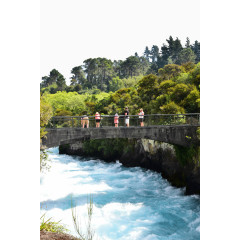 胡卡瀑布风景图