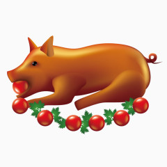 美味番茄烤乳猪