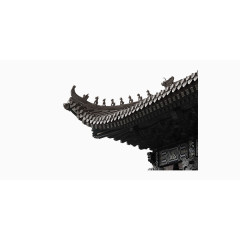 古建筑一角摄影图