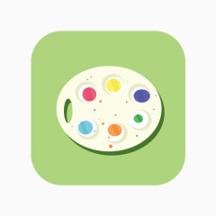 调色盘图标免费免扣元素下载