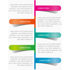 彩色路牌分类时间轴