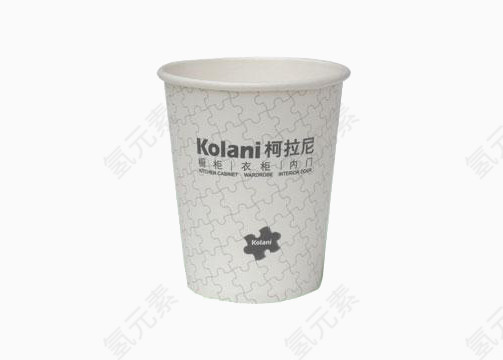 柯拉尼灰色纸杯