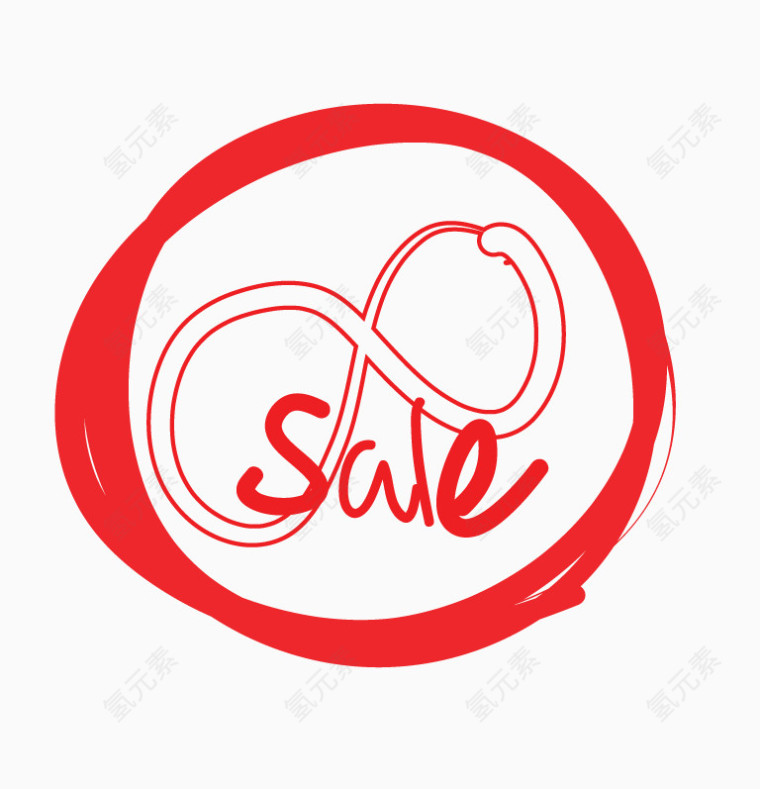 SALE手绘涂鸦矢量素材