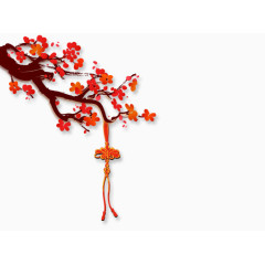 春节梅花装饰