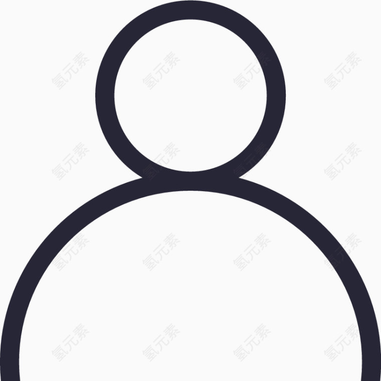 icon-底部标签-我的-线框