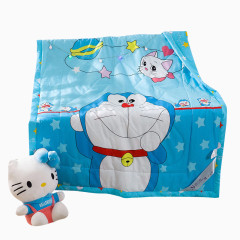 童趣图案幼儿园盖被免抠素材