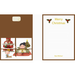 窗子内的一家人