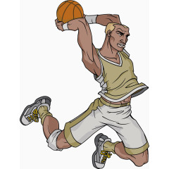 篮球卡通素材
