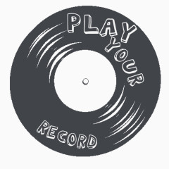 音乐元素T恤图案