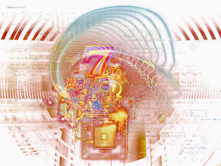 大脑数字科技光效