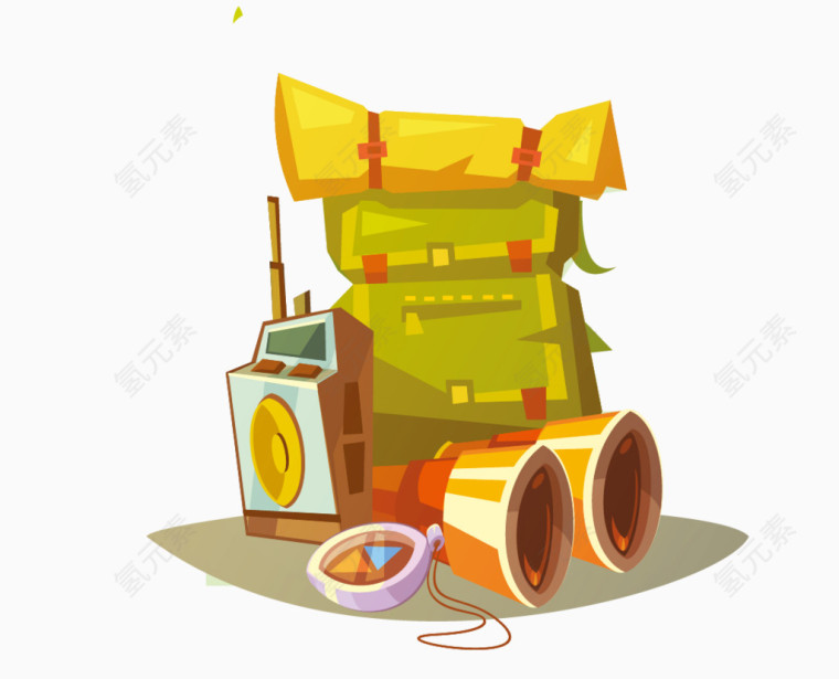 玩具插画矢量