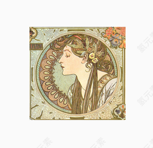 欧美文艺复古图标素材