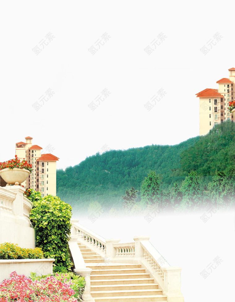 地产高山别墅小区