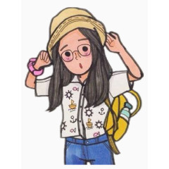 有个性的小女孩