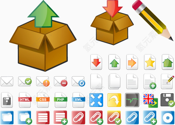 矢量图网页编辑素材
