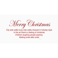 冬日圣诞激情狂欢欢乐购海报艺术字