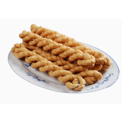 一盘好吃的麻花