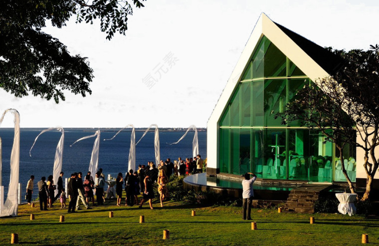 巴厘岛金巴兰海滩教堂