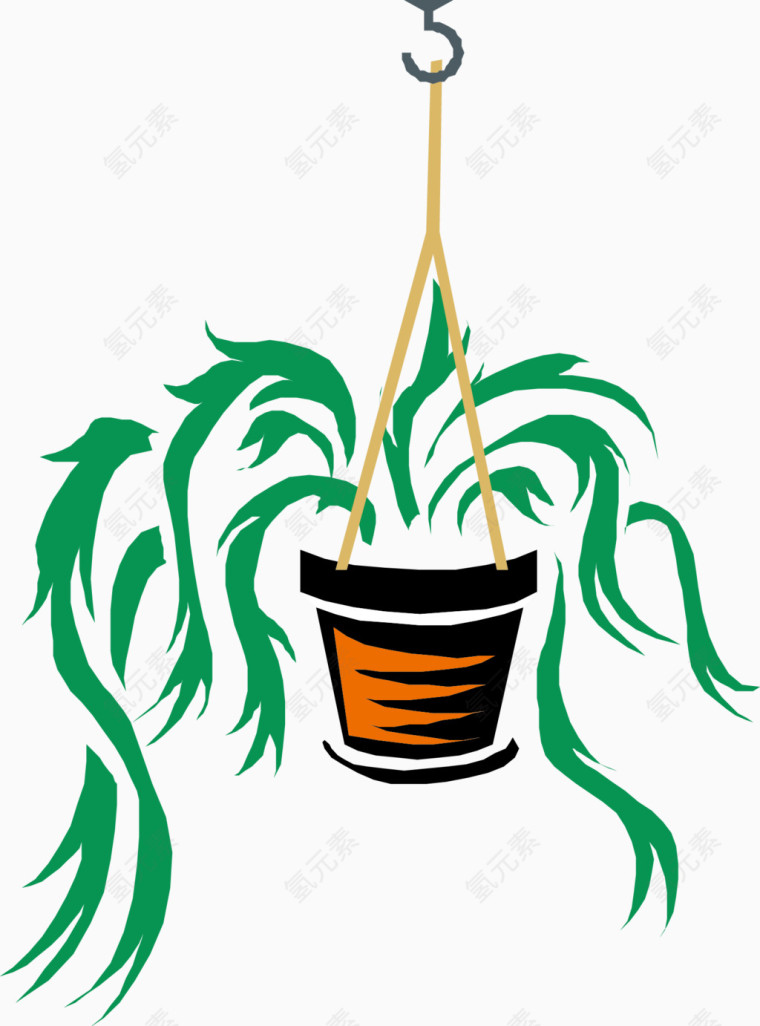 花园洋房空吊植物