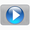 蓝宝石启动按钮图标