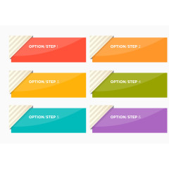 现代简约PPT元素矢量图