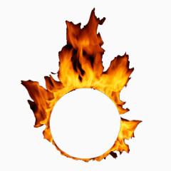 圆形火焰火环