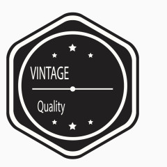 优质矢量黑色标签装饰