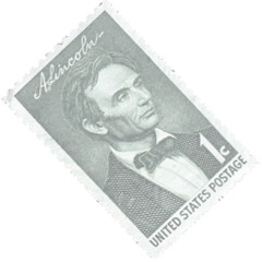 怀旧的美国图片油画 邮票 头像