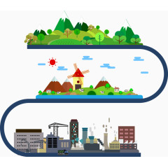 矢量图城市设计