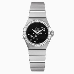 欧米茄星座系列镶钻女表
