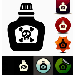 有毒化学物图标