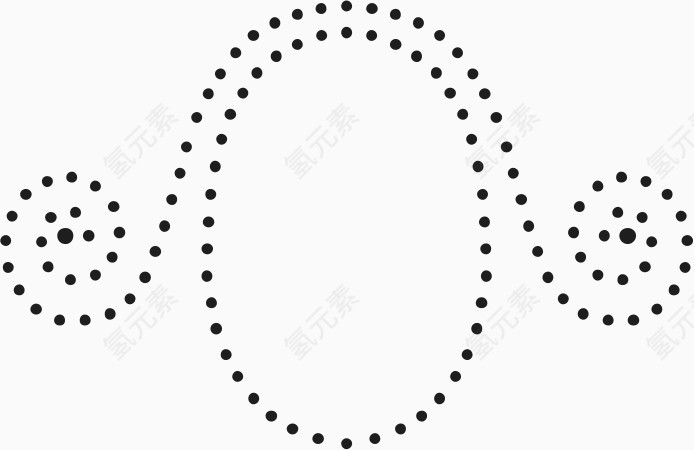 点线面构图底纹角花素材