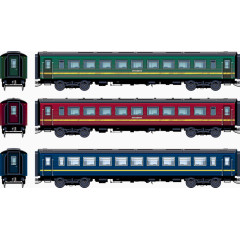 三节火车头和车厢