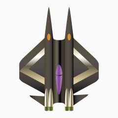 黑色质感导弹军事武器