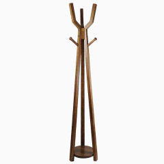 橡胶木衣架图片素材