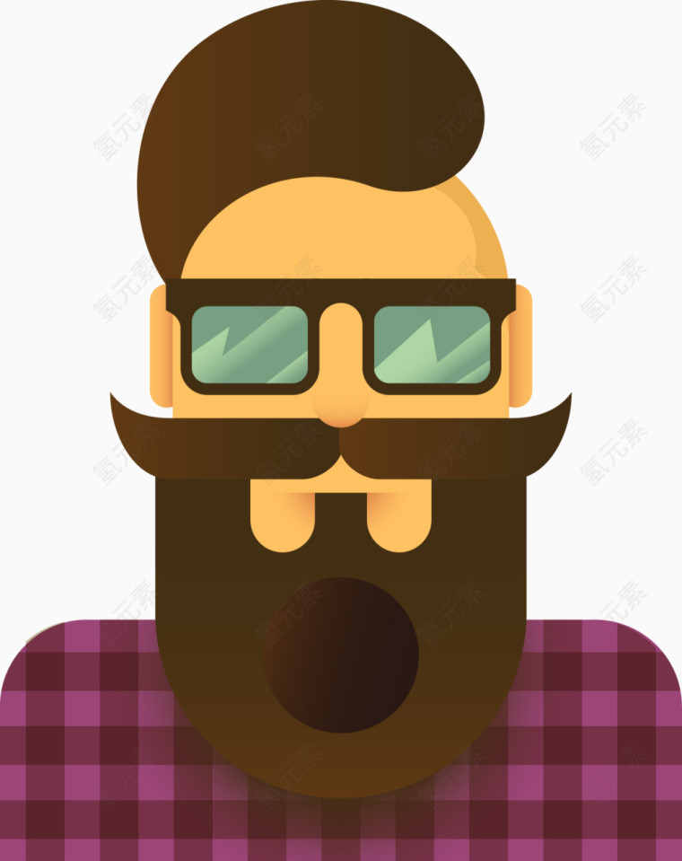 父亲节装饰元素