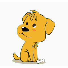 小狗卡通免抠图