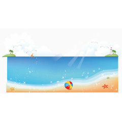 春季海边背景迎春素材