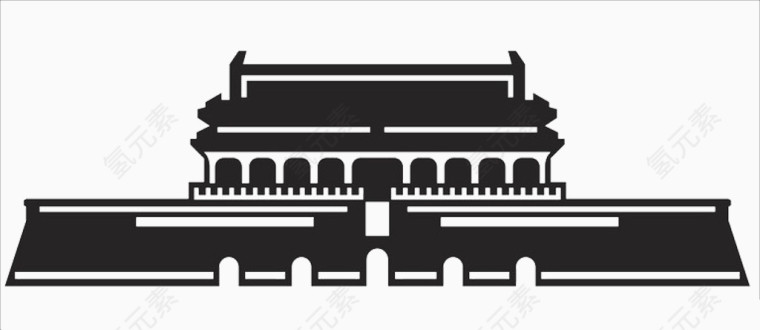 天安门前巍峨雄壮