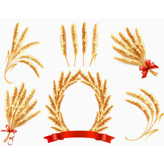 麦穗装饰图