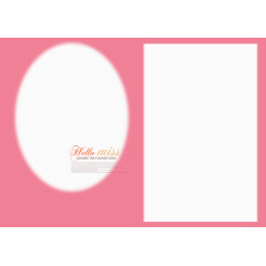 粉色边框照片相册底板元素