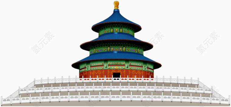 手绘故宫