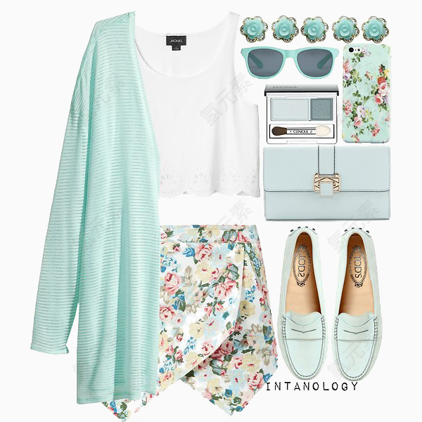 甜美淑女服饰清新搭